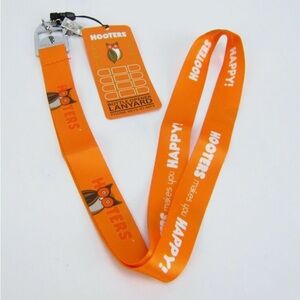 New Hooters Orange Lanyard Bottle Opener